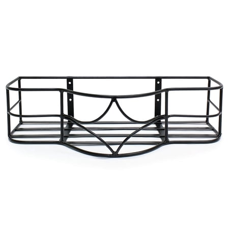 Achla Designs Argyle Window Box , 30 Inch Wide, Black Powder Coat Finish