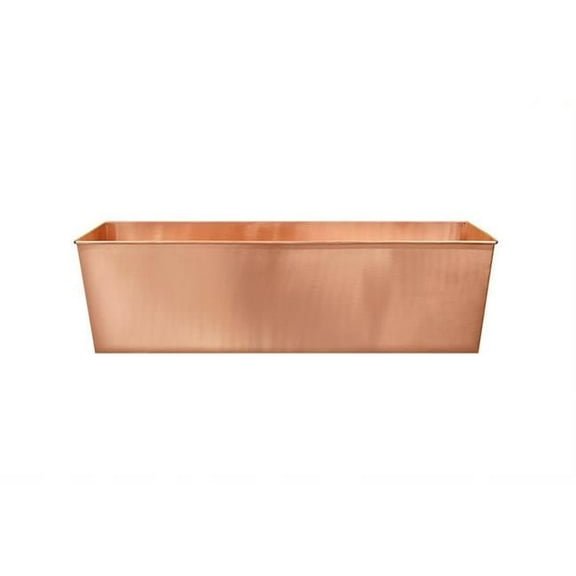 Achla C-101 Solid Copper Flower Box, Large