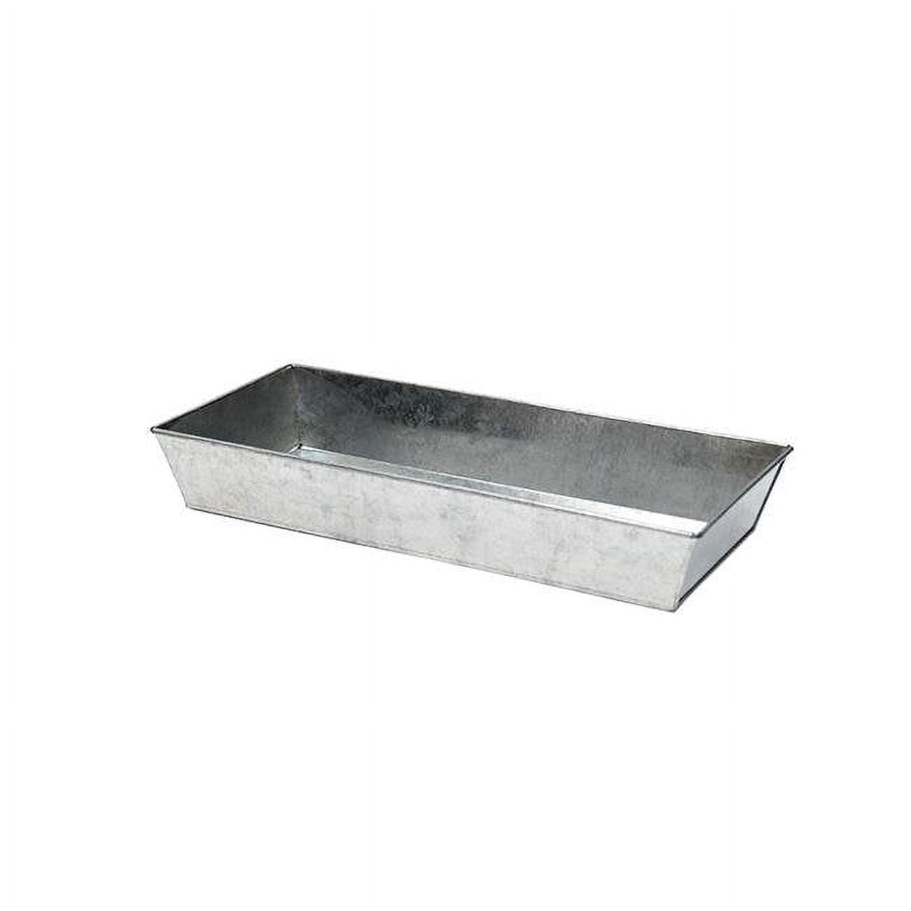 Antique Galvanized Steel Rectangular Herb & Plant Tray - 20in