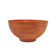 Achla Designs 16 W Round Burnt Sienna Galvanized Steel Bowl Planter, Indoor Outdoor Use