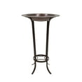 thumbnail image 1 of Achla Designs 18"Dia. Round Antique Finished Brass Classic Copper Birdbath w/Roman Bronze Wrought Iron Tulip Stand, 1 of 5
