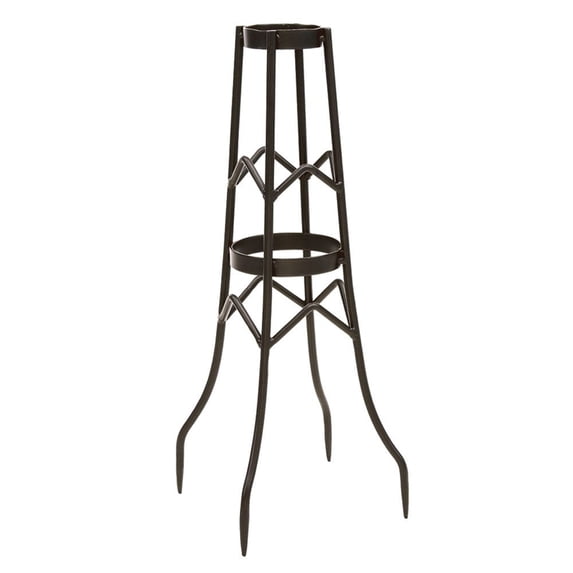 Achla Designs 21.5 In Tall Garden Stand for Toadstool Ornament, Graphite
