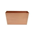 thumbnail image 1 of Achla Designs 22" W Rectangle Copper Plated Galvanized Steel Flower Box, Indoor Outdoor Use, 1 of 5