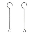 thumbnail image 1 of Achla Designs 30" L Black Wrought Iron Hook Extenders w/Twist (Set of 2), 1 of 4
