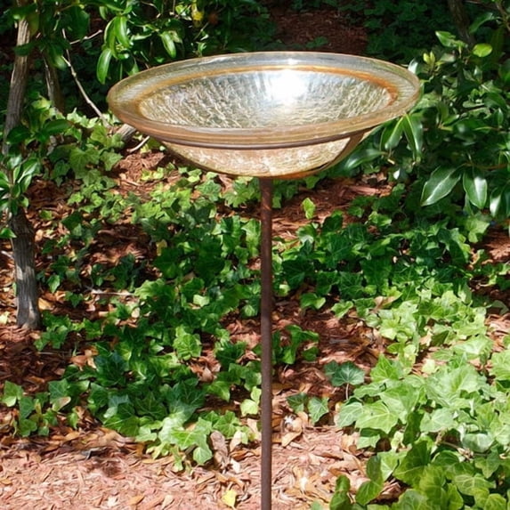 ACHLA Crackle Birdbath