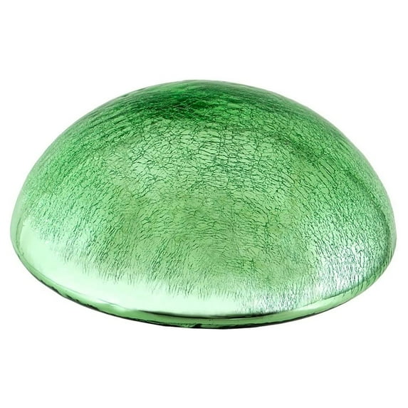Achla Designs Crackle Glass Garden Toadstool Gazing Ball, Light Green