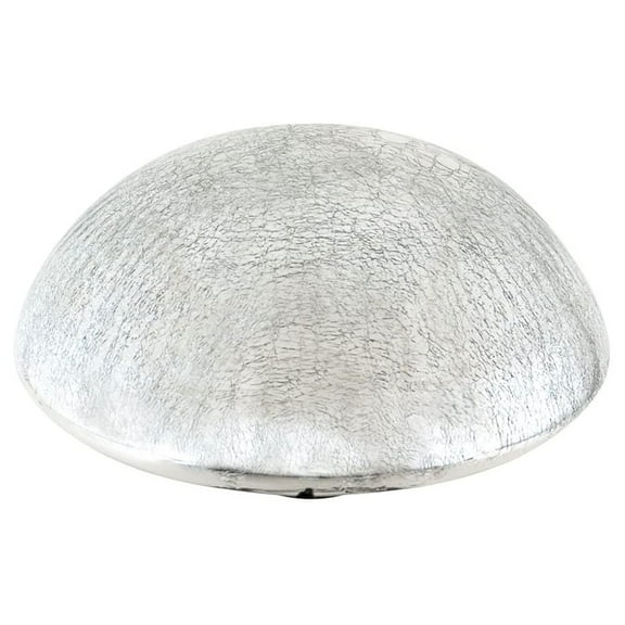Achla Designs Crackle Glass Garden Toadstool Gazing Ball, Silver
