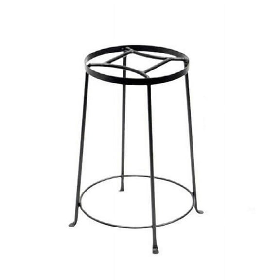 Achla Designs FB-33 Argyle IV Wrought Iron Plant Stand, 24" H, Graphite