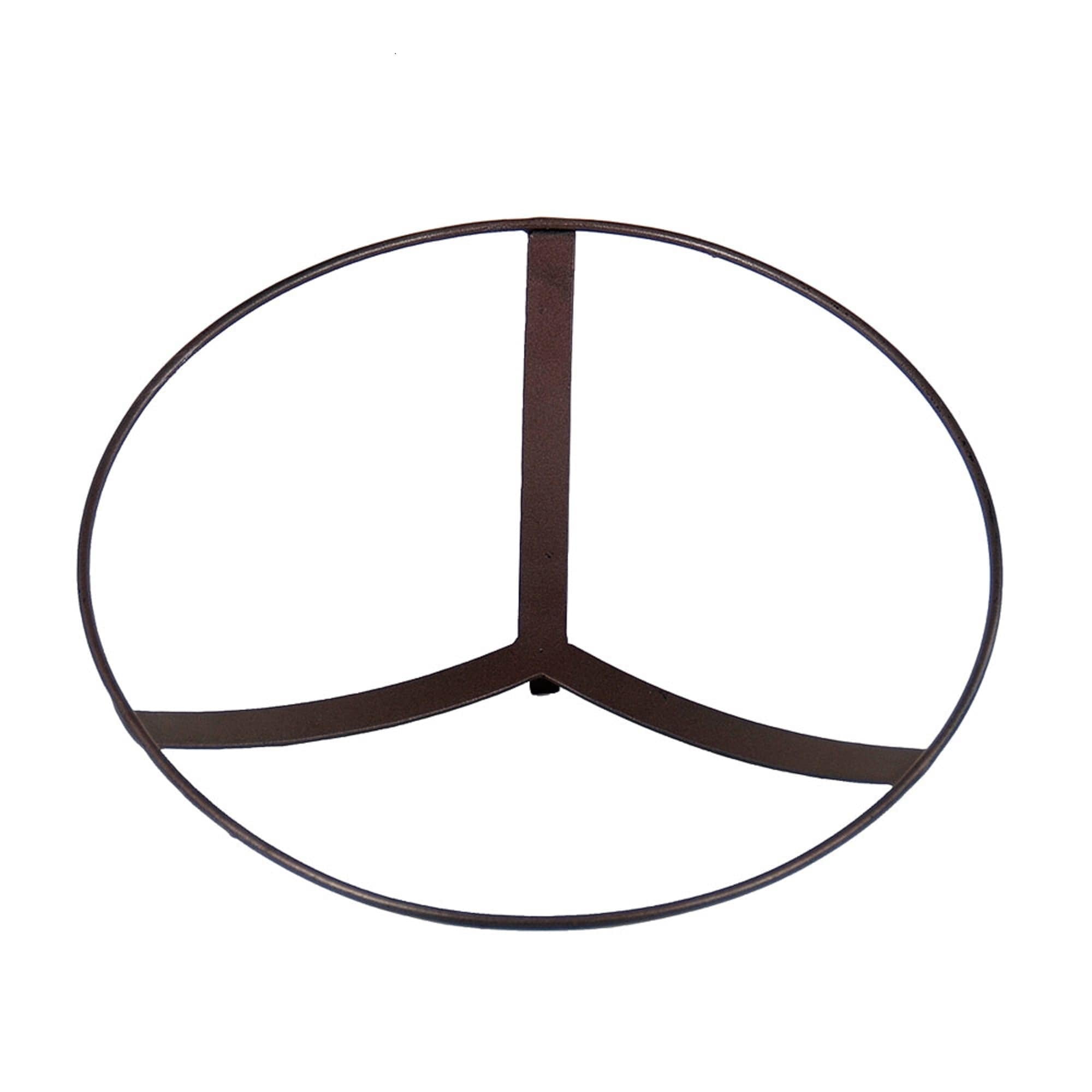 Roman Bronze 13.25" Wrought Iron Birdbath Cradle