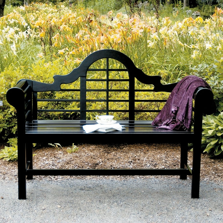 Achla OFB 11 4 Lutyens Wood Bench Black