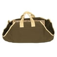 thumbnail image 1 of Achla Designs Minuteman International Canvas Log Carrier w/Handles, 35 Inch Long, Sage with Ivory Trim, 1 of 5