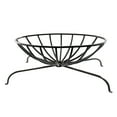 thumbnail image 1 of Achla Designs Minuteman International Oval Wrought Iron Basket Grate for Fireplace Logs, 32 Inch Long, Black, 1 of 4