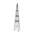 thumbnail image 1 of Achla Designs Obelisk Garden Trellis, 60 Inch Tall, Graphite Powder Coat Finish, 1 of 5