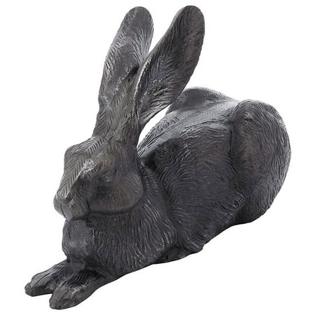 Achla Designs Rabbit Outdoor Lawn Décor Garden Figurine Statue, Charcoal