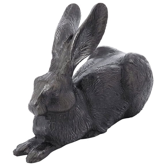Achla Designs Rabbit Outdoor Lawn Dcor Garden Figurine Statue, Charcoal