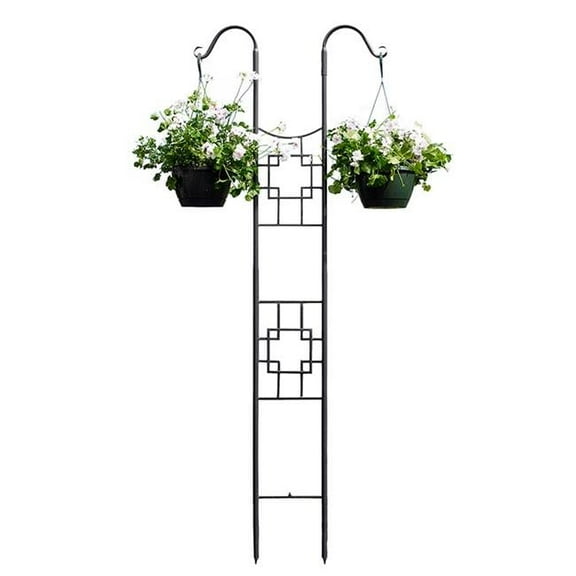 Achla Designs Square-on-Squares Double Pole Trellis
