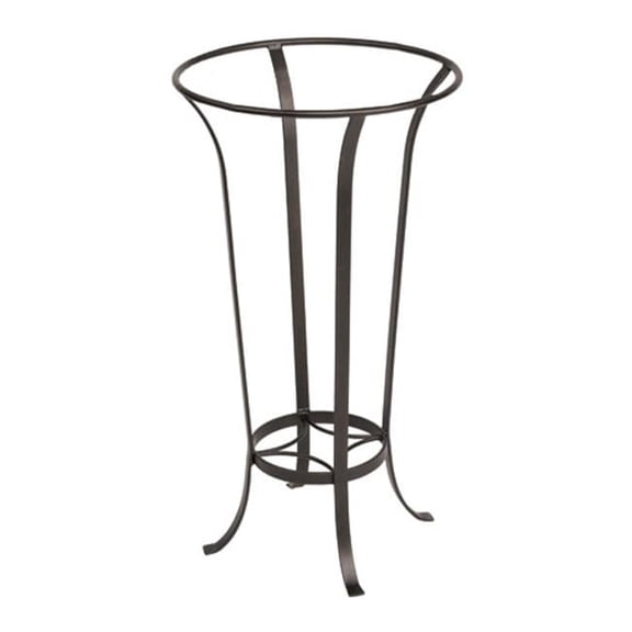 Achla Designs Tulip Plant Stand Without Insert, 28 Inch Tall, Roman Bronze Powder Coat Finish