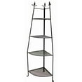 thumbnail image 1 of Achla SLC-02 18"D x 72"H Black Etagere Corner Unit, 1 of 2
