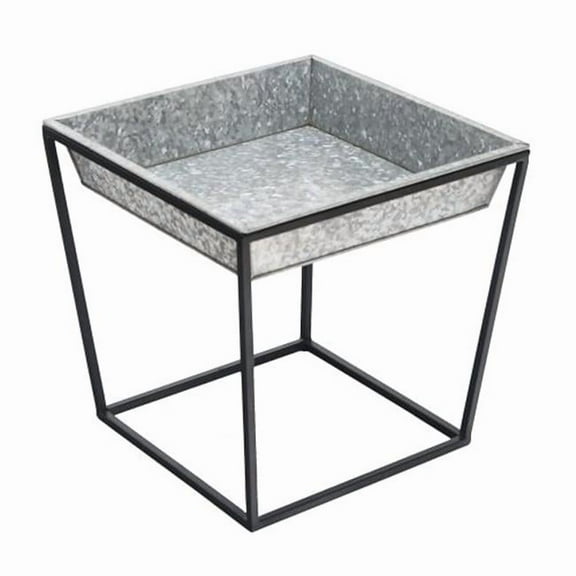 Achla FB-45G3 Arne Stand with Galvanized Tray, Tall