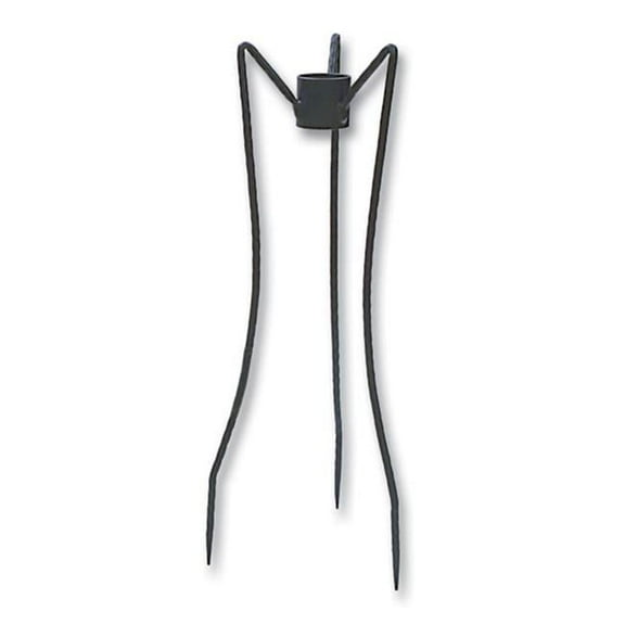 Achla GBS-06 31 in. H Spiked Gazing Globe Stand - Powder Coated in Black