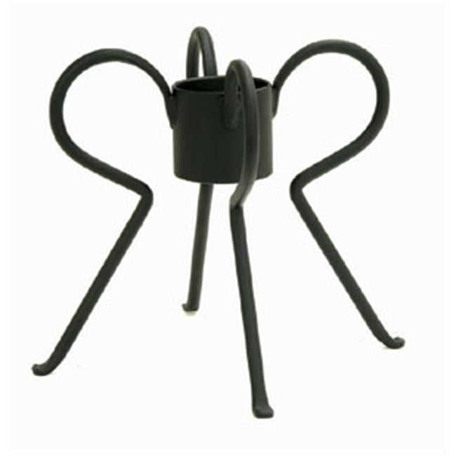 Black Wrought Iron Loops Gazing Globe Stand