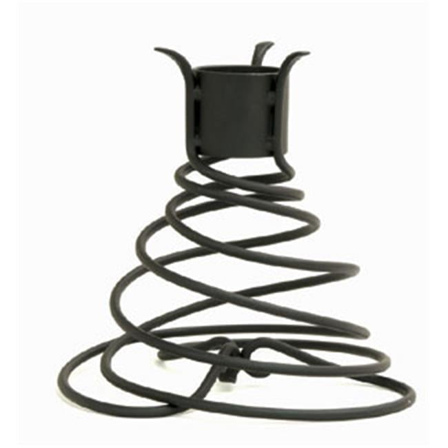 Black Wrought Iron Helix Gazing Globe Stand