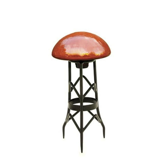 Achla  Garden Toad Stool - Mandarin Crackle