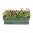 thumbnail image 1 of Achla Green Galvanized Steel Flower Box - Medium, 1 of 2