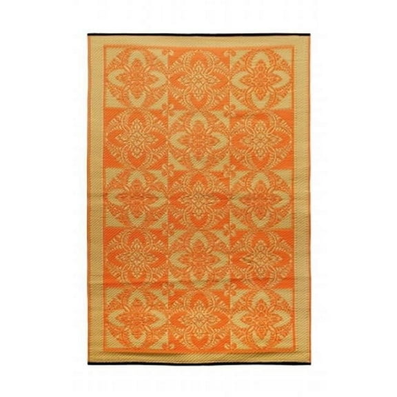 Achla K-143 Primrose 4 x 6 Floor Mat Saffron