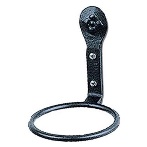 Achla SFR-04 4" Diameter Black Iron Flowerpot Ring