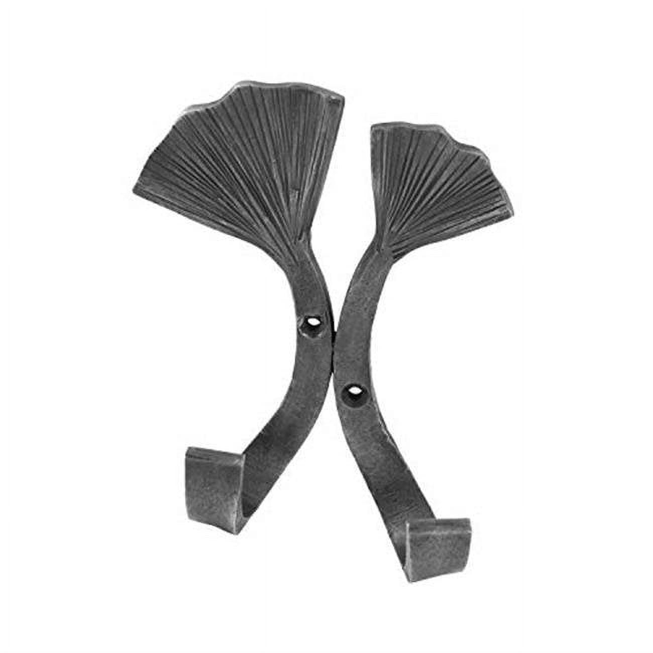 Vintage Iron Double Ginkgo Leaf Wall Hook