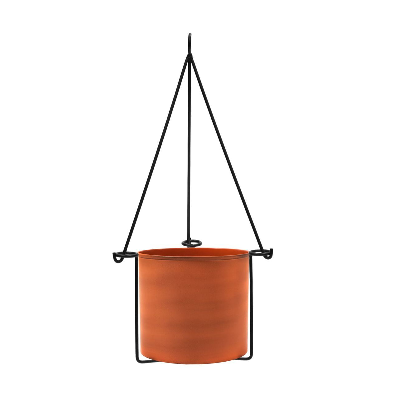 Achla Vera Hanging Planter With Burnt Sienna Pot