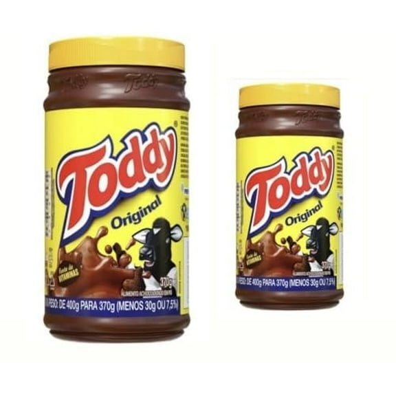 Achocolatado Brasileiro Toddy Instantaneo  Pack 2x370g  Brazilian Chocolate Powder