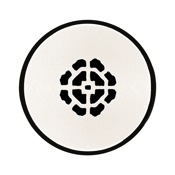 Achtek 2.5" Duct Opening Solid Cast Aluminum Round Grille ( 4" Round Overall) | Powder Coated