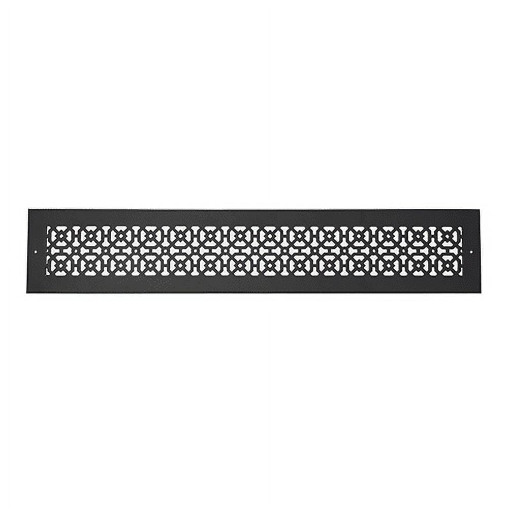 Achtek Air Return 4"x30" (Overall Size 6"x32") | Cast Aluminum Air Grille | HVAC Duct Cover for Home Ventilation