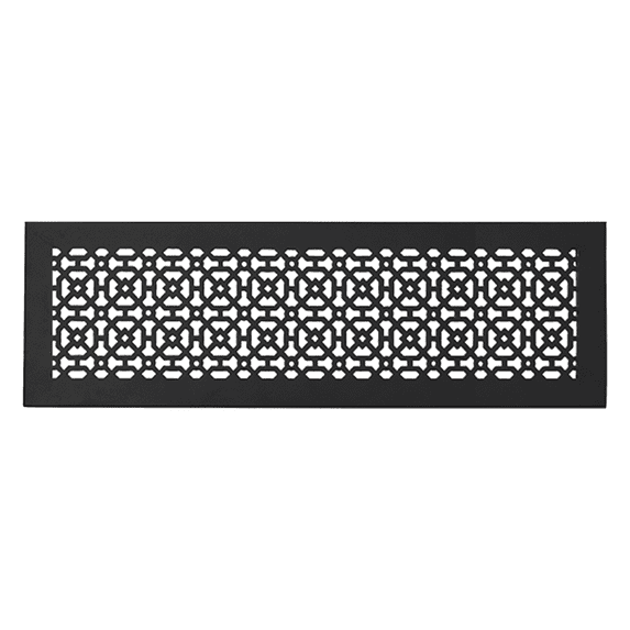 Achtek Air Return 6"x24" (Overall Size 8"x24") | Cast Aluminum Air Grille | HVAC Duct Cover for Home Ventilation