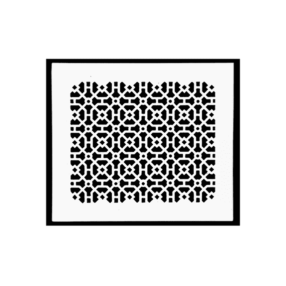 Achtek Air Return 10"x12" (Overall Size 12"x14") | Cast Aluminum Air Grille | HVAC Duct Cover for Home Ventilation
