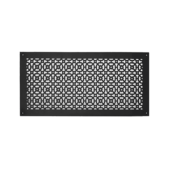Achtek AIR RETURN 10"x24" Duct Opening (Overall Size 12"x26") | Heavy Cast Aluminum Air Grille HVAC Duct || Powder Coated