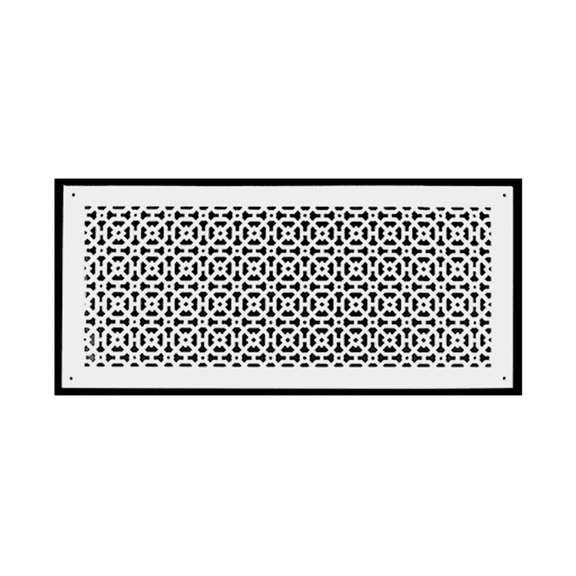 Achtek Air Return 10"x26" (Overall Size 12"x28") | Cast Aluminum Air Grille | HVAC Duct Cover for Home Ventilation