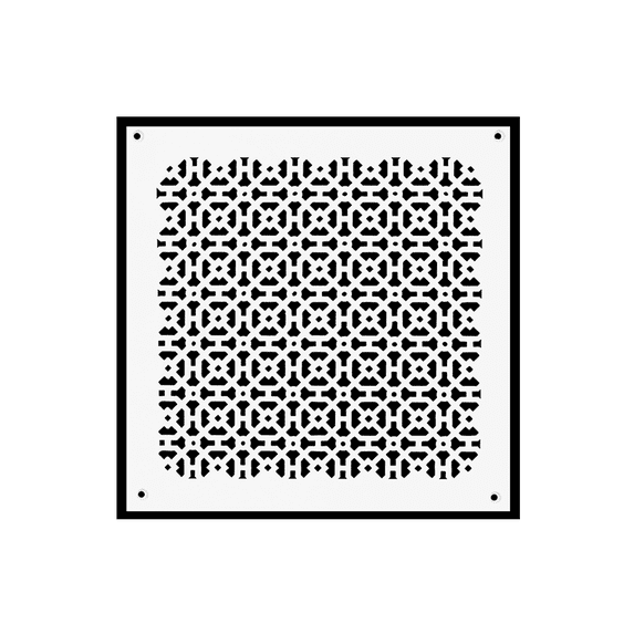 Achtek AIR RETURN 14"x14" Duct Opening (Overall Size 16"x16") | Heavy Cast Aluminum Air Grille HVAC Duct || Powder Coated