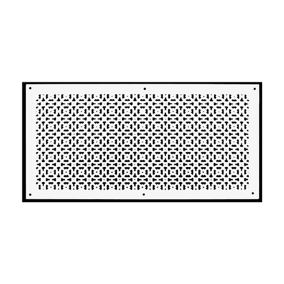 Achtek AIR RETURN 14"x30" Duct Opening (Overall Size 16"x32") | Heavy Cast Aluminum Air Grille HVAC Duct || Powder Coated