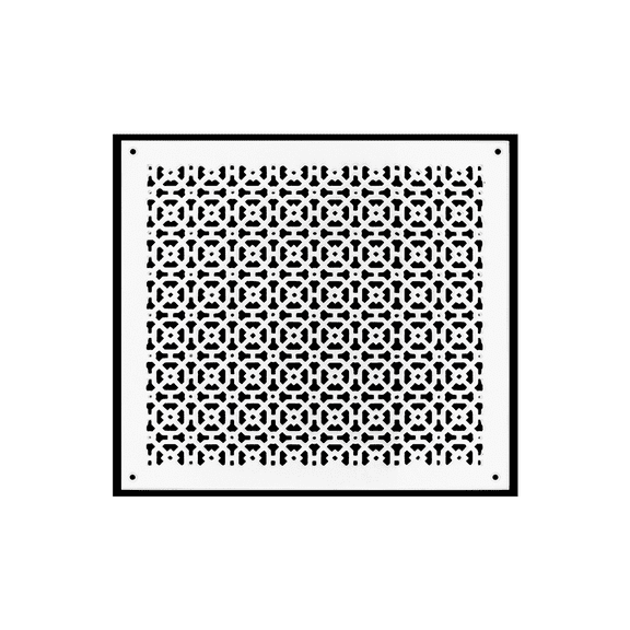 Achtek AIR RETURN 16"x18" Duct Opening (Overall Size 18"x20") | Heavy Cast Aluminum Air Grille HVAC Duct || Powder Coated