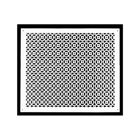 Achtek AIR RETURN 20"x25" Duct Opening (Overall Size 22"x27") | Heavy Cast Aluminum Air Grille HVAC Duct || Powder Coated