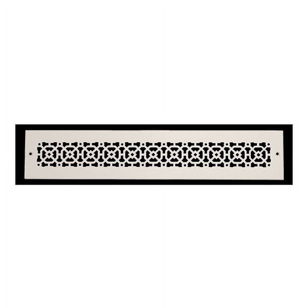 Achtek Air Return 3"x24" (Overall Size 5"x26") | Cast Aluminum Air Grille | HVAC Duct Cover for Home Ventilation