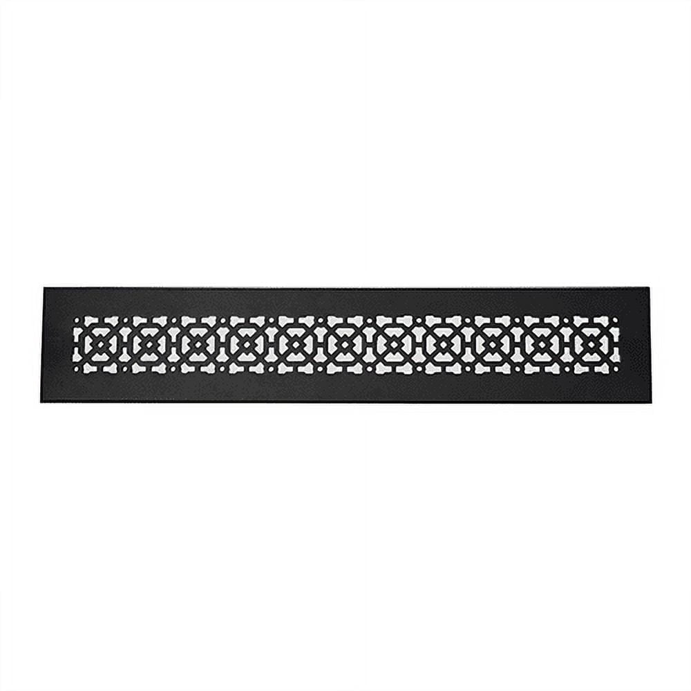 Achtek Air Return 3"x24" (Overall Size 5"x26") | Cast Aluminum Air Grille | HVAC Duct Cover for Home Ventilation