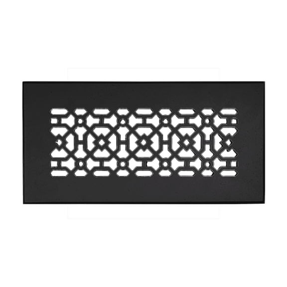 Achtek Air Return 4"x10" (Overall Size 6"x12") | Cast Aluminum Air Grille | HVAC Duct Cover for Home Ventilation