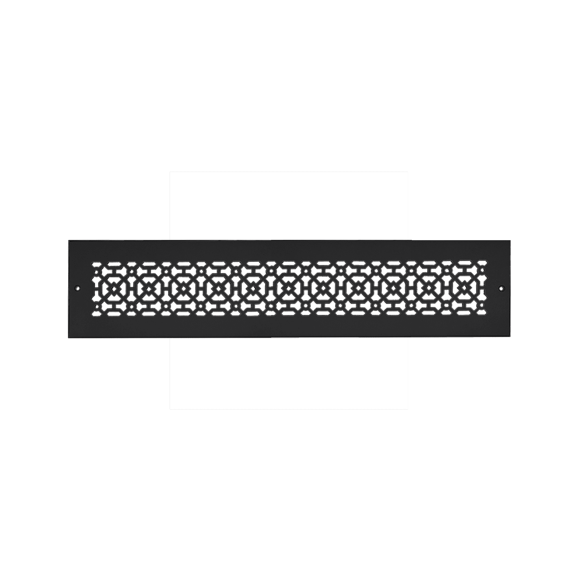 Achtek Air Return 4"x24" (Overall Size 6"x26") | Cast Aluminum Air Grille | HVAC Duct Cover for Home Ventilation