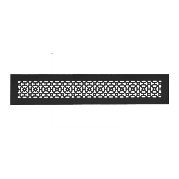 Achtek Air Return 4"x28" (Overall Size 6"x30") | Cast Aluminum Air Grille | HVAC Duct Cover for Home Ventilation