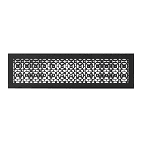 Achtek AIR RETURN 6"x28" Duct Opening (Overall Size 8"x30") | Heavy Cast Aluminum Air Grille HVAC Duct || Powder Coated