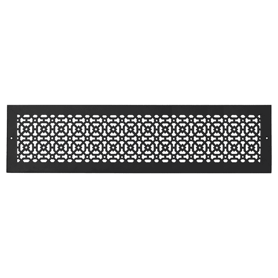 Achtek AIR RETURN 6"x30" Duct Opening (Overall Size 8"x32") | Heavy Cast Aluminum Air Grille HVAC Duct || Powder Coated
